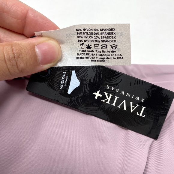 Tavik Womens Jax Swim Bottom ONLY in Deauville Mauve String Bikini XL - Picture 6 of 8